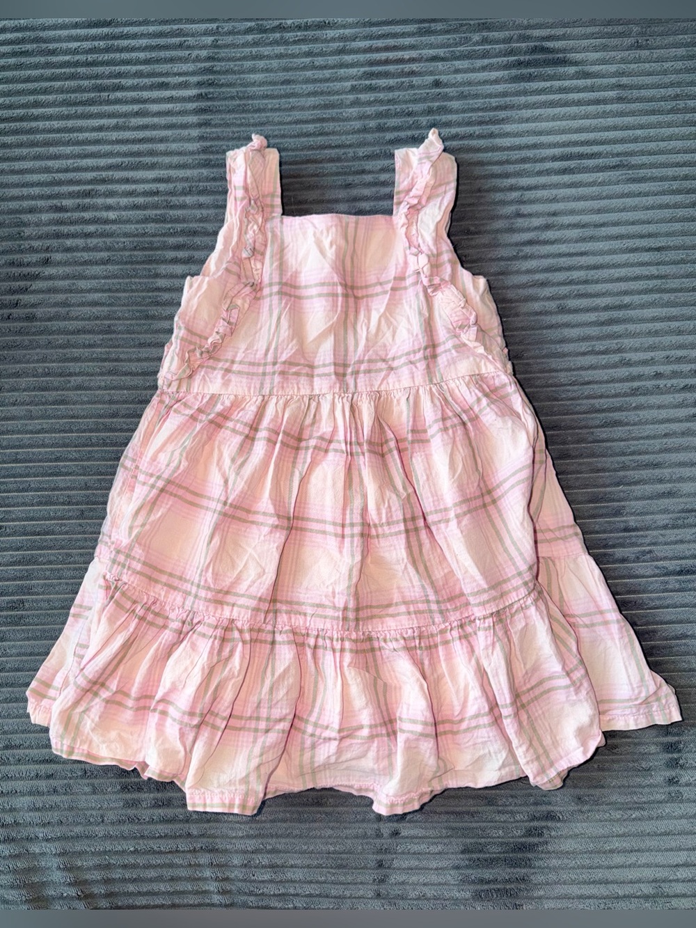 2T Oshkosh B’gosh Pink Plaid Cotton Sundress dress